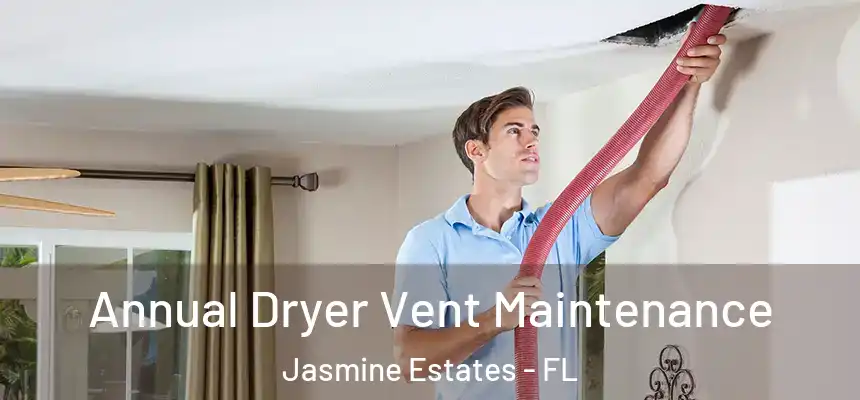Annual Dryer Vent Maintenance Jasmine Estates - FL